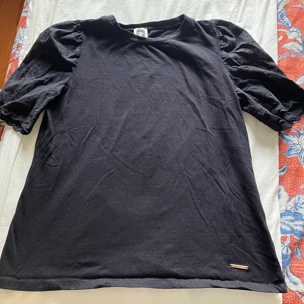 Small black Anne Kline shirt